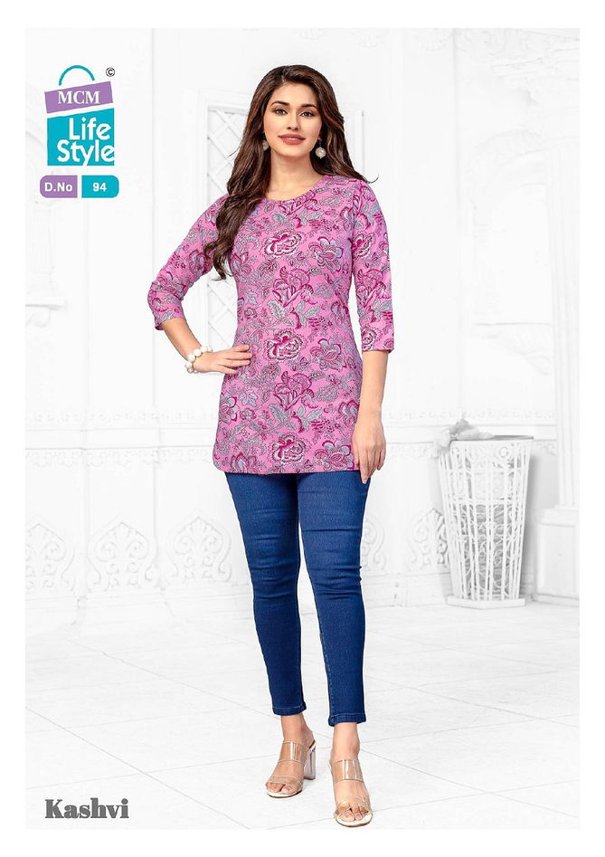 Kashvi Vol 7 By Mcm Cotton Printed Ladies Top Wholesale Online